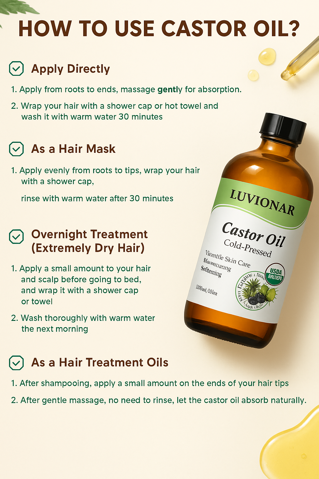 Luvionar™ Pure Castor Oil